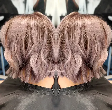 cheveux rose polaire